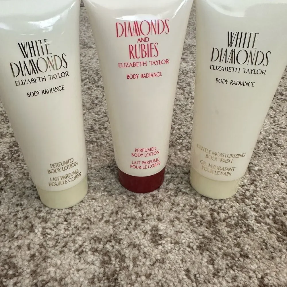 White & Ruby Diamonds 3 Body Lotion Bundle 3.3oz each
